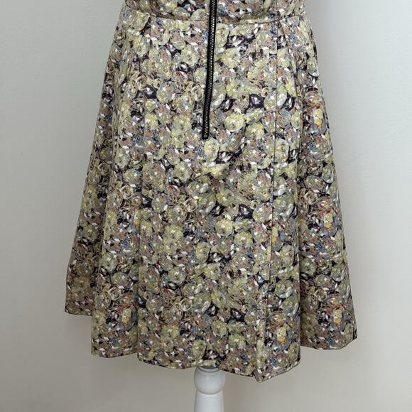 Kate Young x Target Strapless Bow A Line Dress Size 10 Multicolor Lined Pockets - Picture 11 of 15